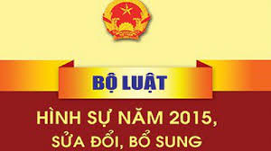 Bộ Luật hình sự sửa đổi bổ sung năm 2017