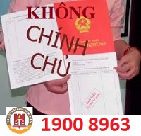 Tư vấn sang tên sổ đỏ không chính chủ