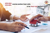 “Hứa mua”, “hứa bán” đất nhưng không thực hiện có bị phạt cọc?