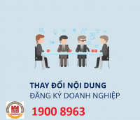Công ty Luật Hà Thành Asia - Tư vấn thủ tục thay đổi nội dung đăng ký kinh doanh