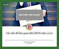 Các vấn đề liên quan đến Bảo hiểm thất nghiệp năm 2022