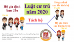 Điểm mới về thủ tục tách hộ theo Luật Cư trú 2020