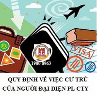 QUY ĐỊNH VỀ VIỆC CƯ TRÚ CỦA NGƯỜI ĐẠI DIỆN THEO PHÁP LUẬT