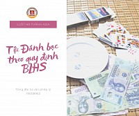 Tội Đánh bạc theo quy định BLHS