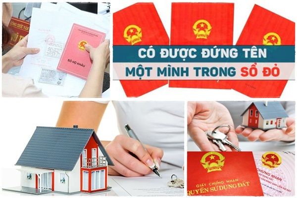 Làm sổ đỏ 2 người đứng tên trở lên có được không?